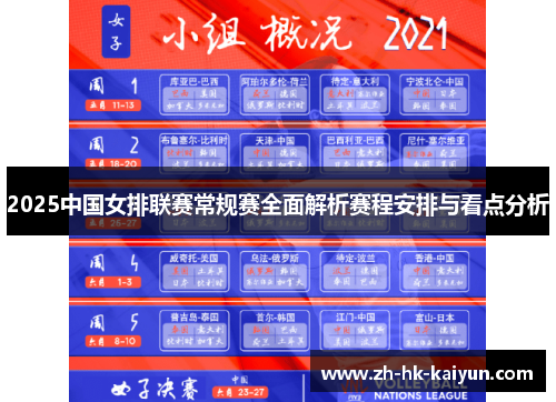 2025中国女排联赛常规赛全面解析赛程安排与看点分析